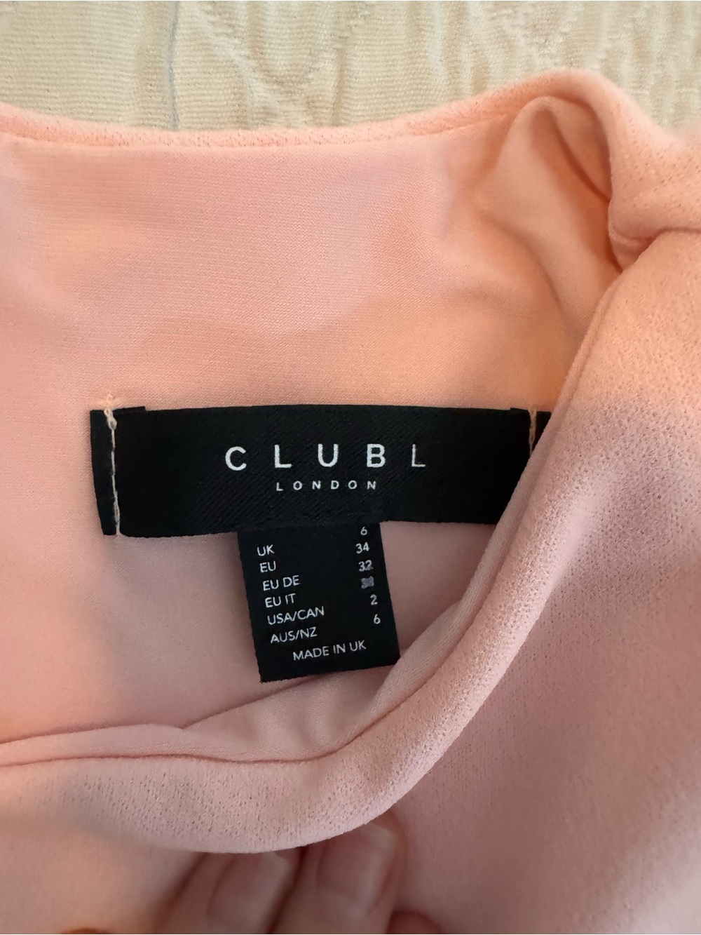 Club L London Pale Pink Sleeveless Midi Dress with Side Bows - Picture 3 of 12